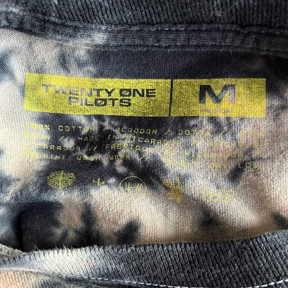 Twenty One Pilots 2019 Sahlo Folina Bandito Tour Tie Dye Long Sleeve Band Tee - Picture 14 of 15